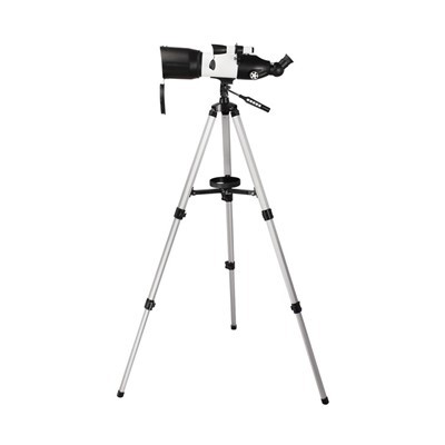 Teleskòp pòtab 80mm ak sak vwayaj